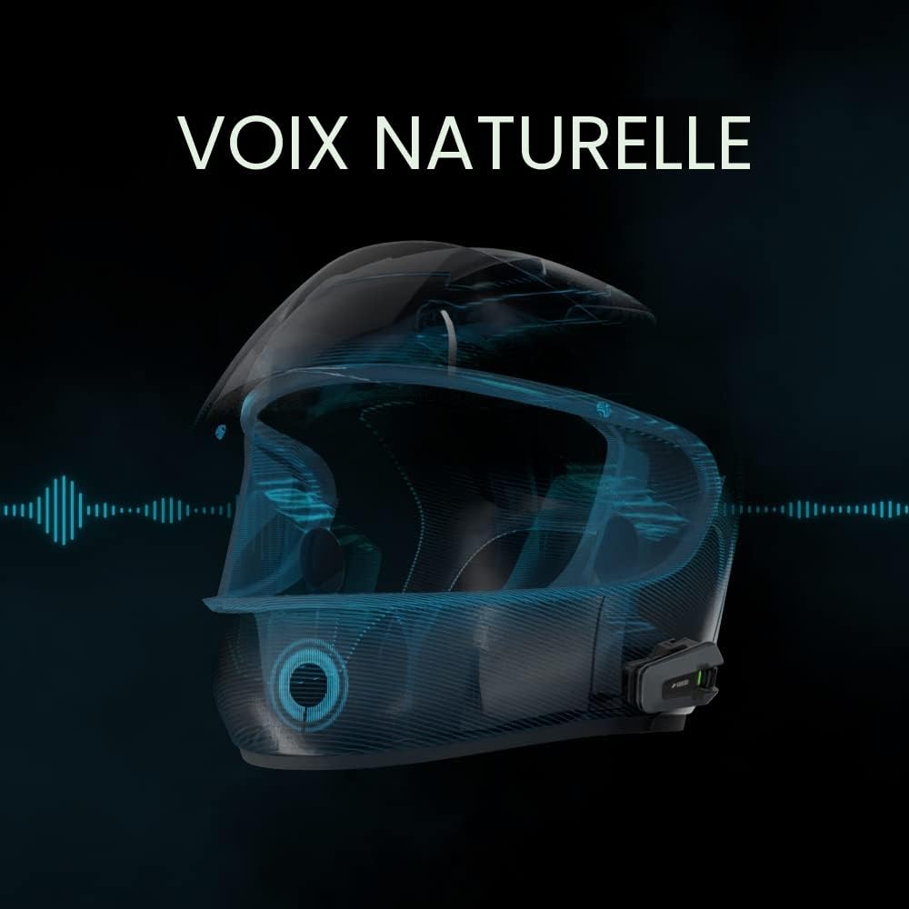Cardo PACKTALK Edge Système de Communication Bluetooth pour Moto Intercom - Pack Double