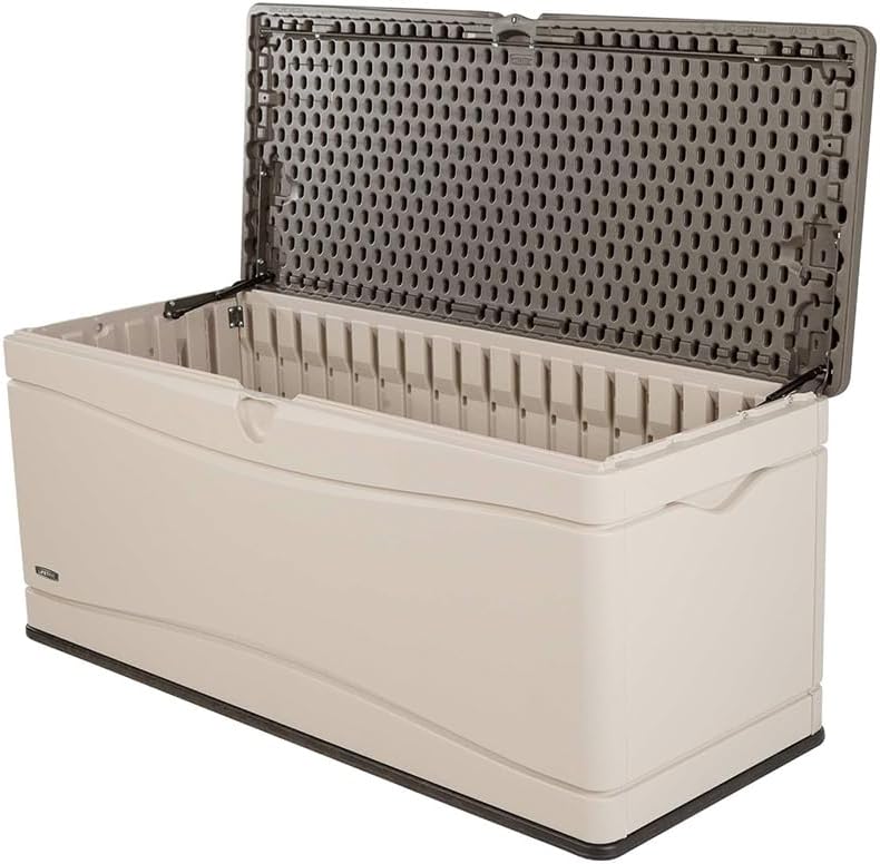 LIFETIME Coffre de Rangement extérieur Tan 152,4 x 61 x 67,3 cm