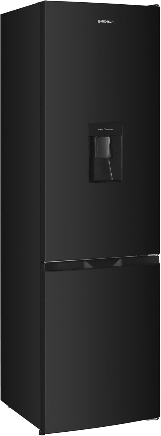 GEDTECH Refrigerateur combiné - congélateur bas - GCB262BL Noir - capacité 262L - Classe E