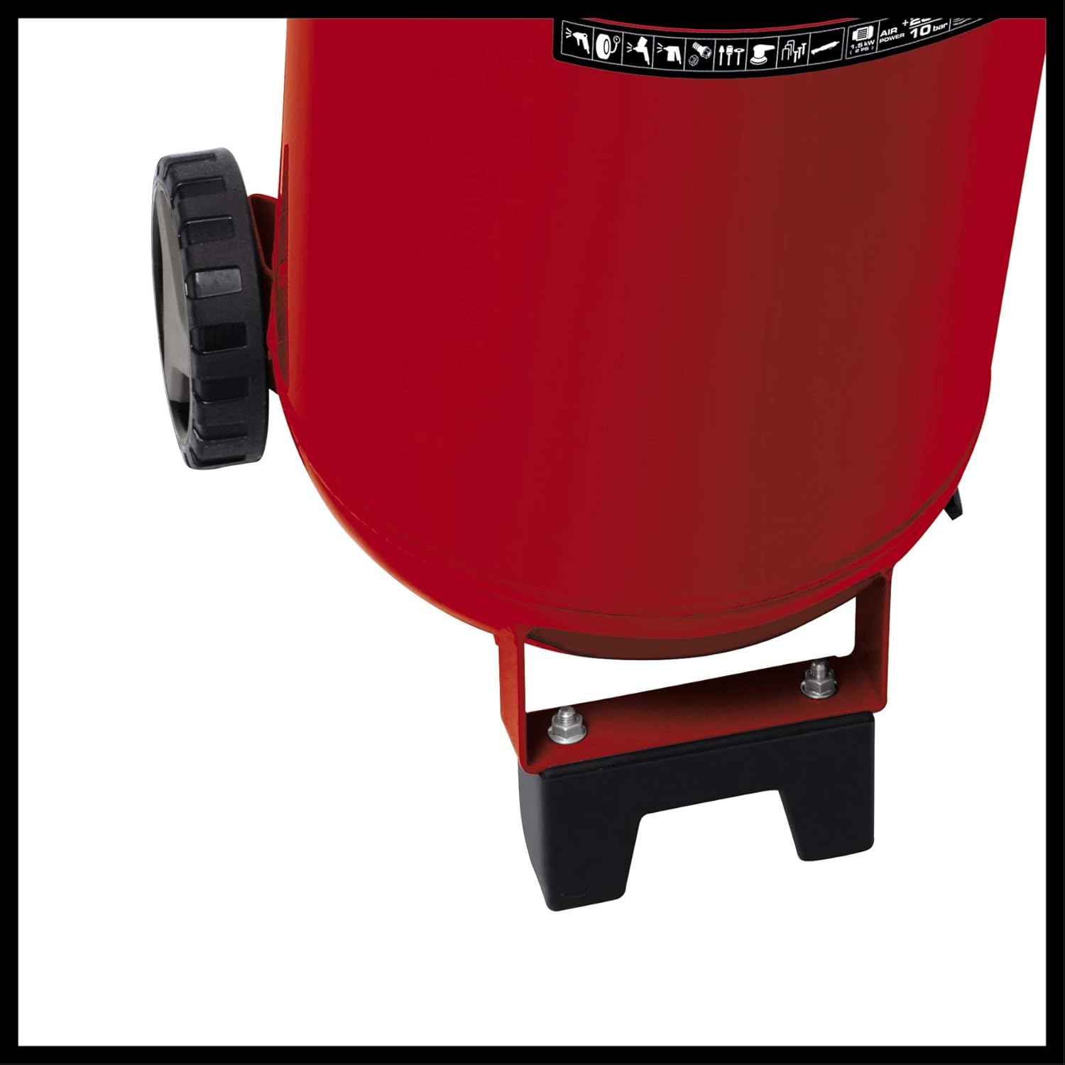 Einhell Compresseur à air vertical TH-AC 240/50/10 OF (1500W, Cuve de 50 L, Pression 10bar, Débit d'aspiration 240l/min, Moteur sans huile, Réducteur de pression)
