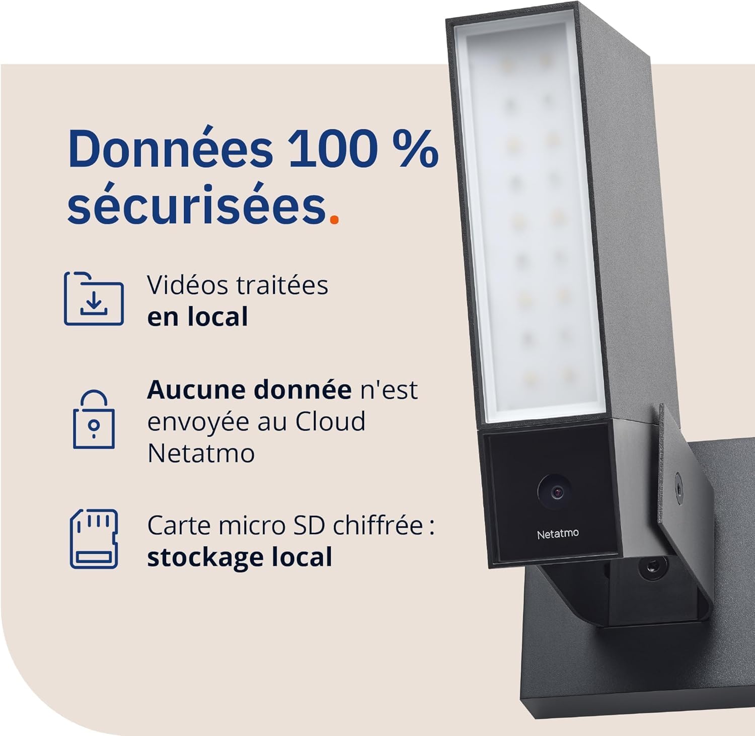Netatmo Pack 2 Caméras Extérieures, Éclairage Intégré, Détection de Personnes, 1920p, Wi-FI, Voitures et Animaux, Aluminium Noir, NBU-2-NOC-AMZ