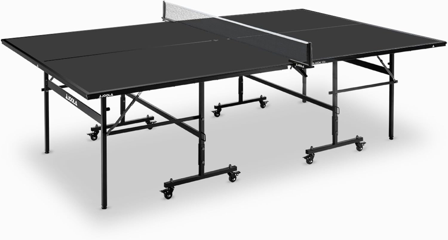 JOOLA Tables de Tennis de Table Inside, Table de ping-Pong d'intérieur, Piètement Pliable - Montage Rapide - Filet Inclus, 274 x 152,5 x 76 cm