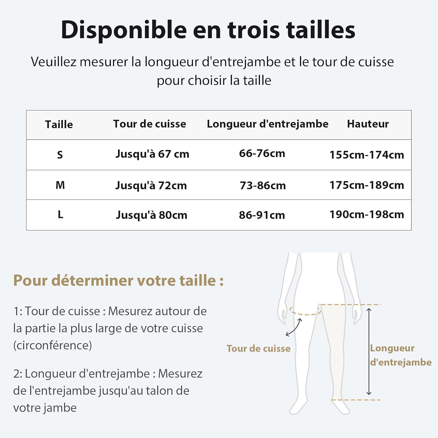 FIT KING Massage Jambes, Bottes de Pressothérapie pour la Détente, Appareil de Massage Piedss Idéal après le Sport pour des Jambes Légères (M)