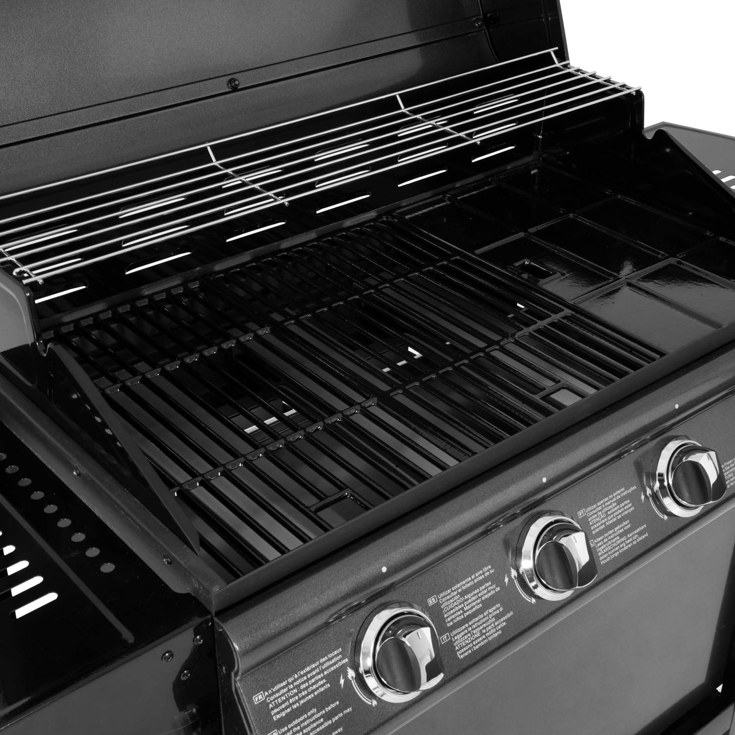 Happy Garden Barbecue au gaz RENO - 4 brûleurs avec thermomètre 14kW