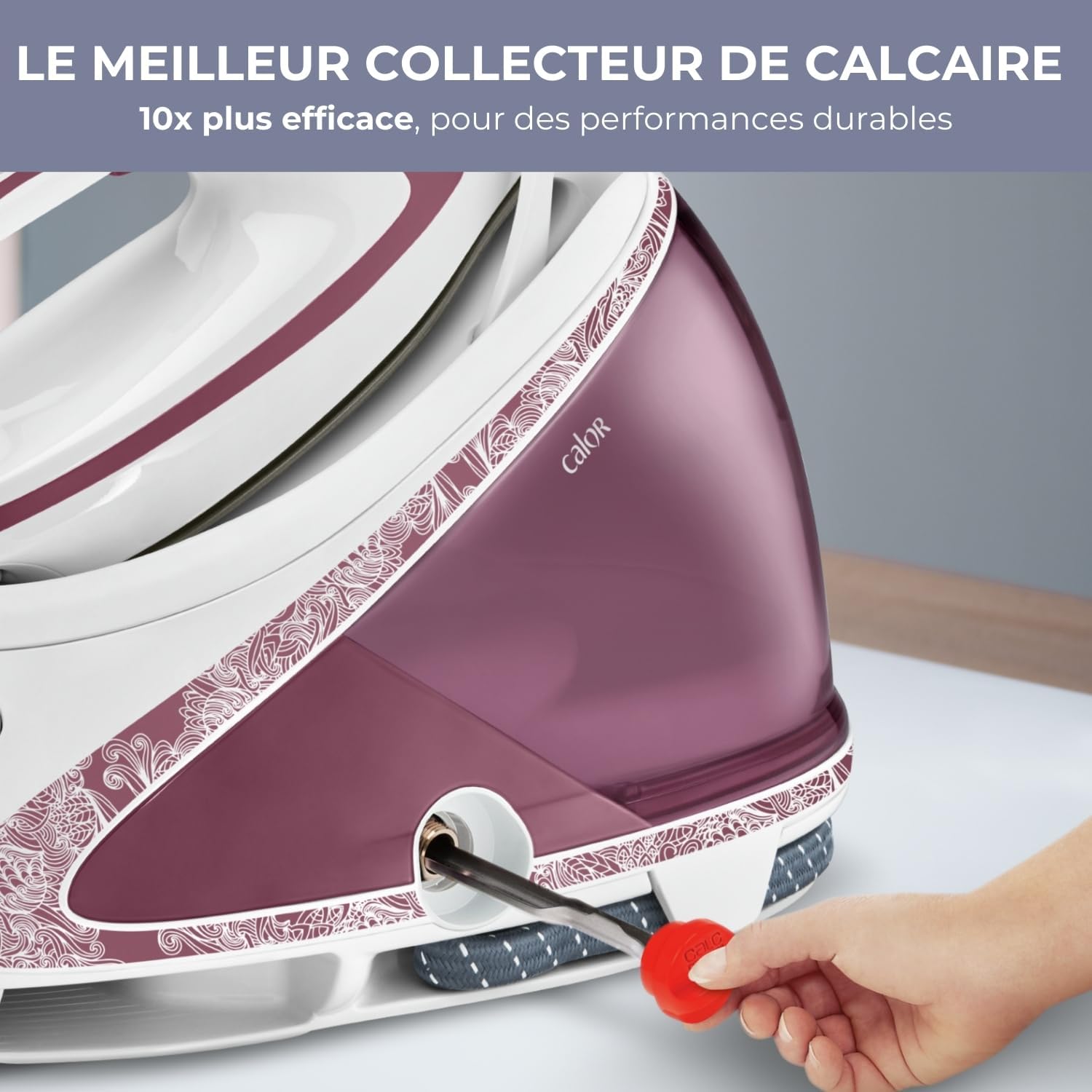 Calor Pro Express Ultimate, Centrale Vapeur Haute Pression, 7,3 Bars, Débit vapeur 490 g/min, 5 réglages, Fabriqué en France, GV9560C0