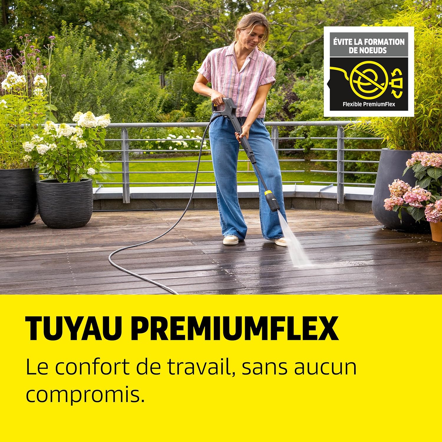 Kärcher Nettoyeur Haute Pression K 5 Comfort Premium Home, Pression : 145 Bar, débit : 500 l/h, Surface : 40 m²/h, Tuyau Haute Pression Extra Flexible, Enrouleur de Tuyau, Multi Jet 4 en 1, Home Kit