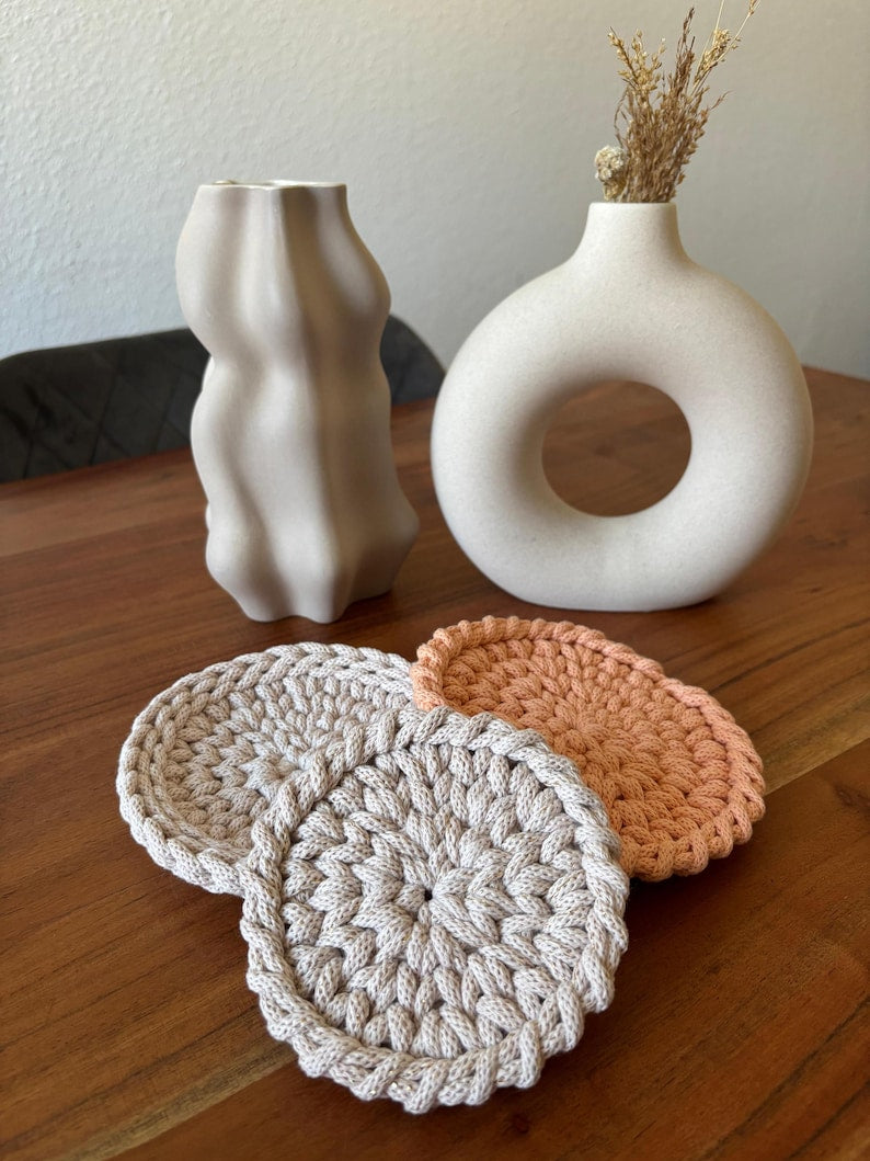 Untersetzer/rund/klein/Tischdeko, Tassenuntersetzer