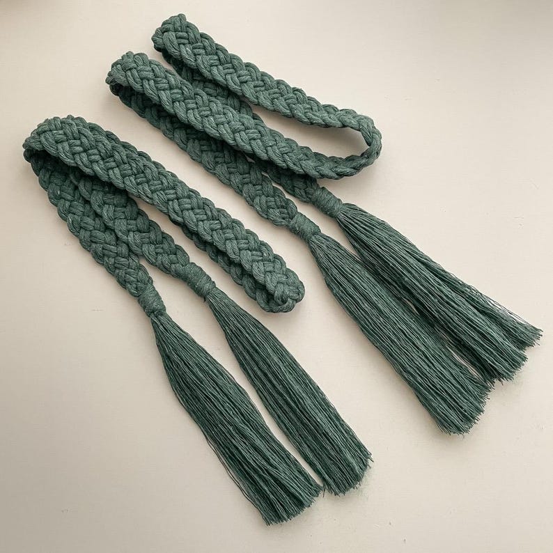 Embrasse de rideau en macramé bohème sans perçage cocooning