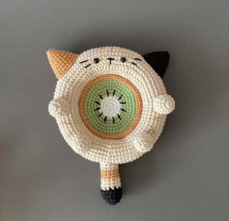 Sous-verres chat et fleurs au crochet, ensemble mignon et fleuri