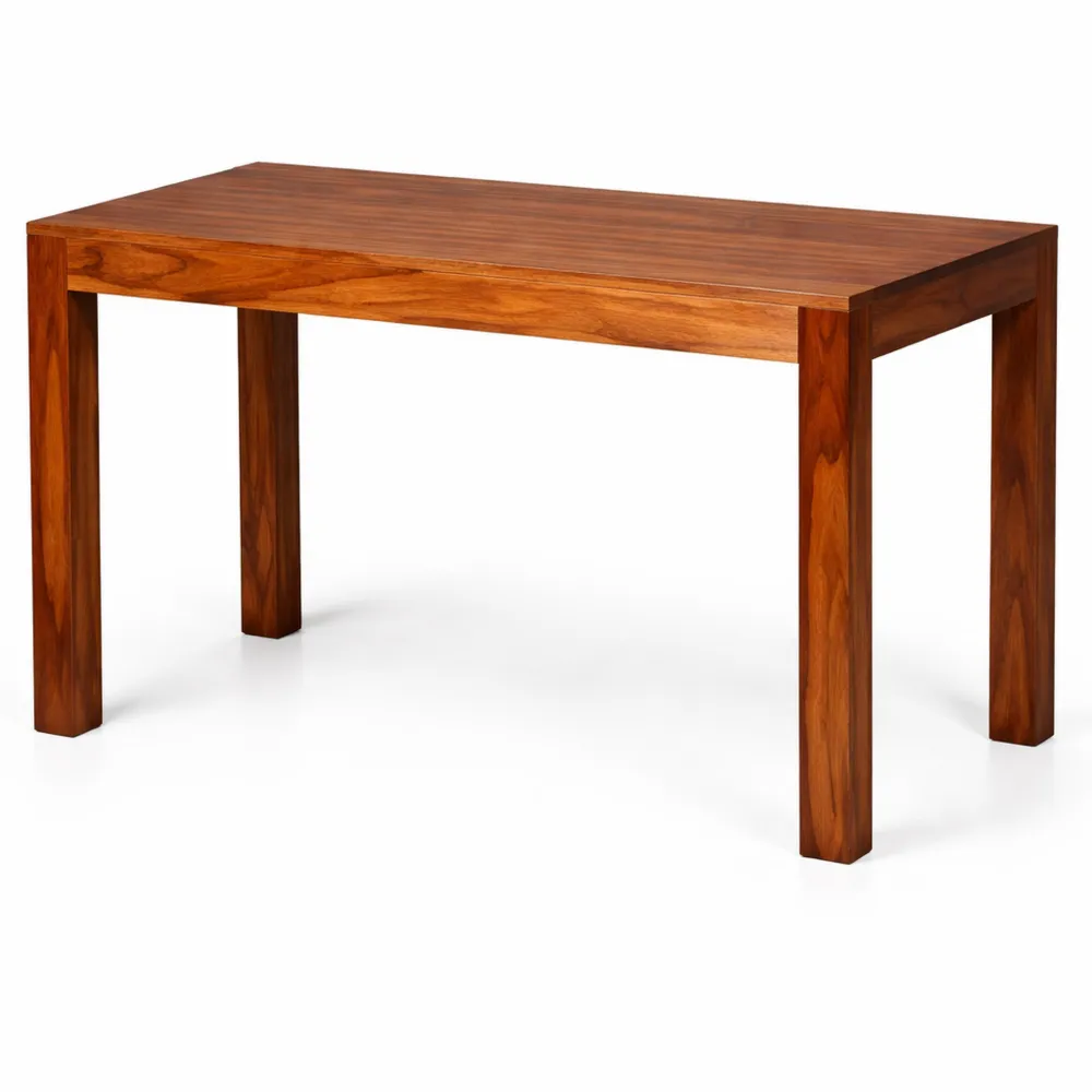 Rechteckiger Esstisch aus Sheeshamholz für 4-6 Personen