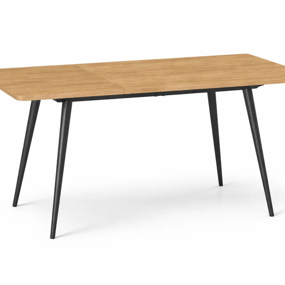 Ausziehbarer Esstisch für 6-8 Personen, naturholzoptik, 120-160 cm