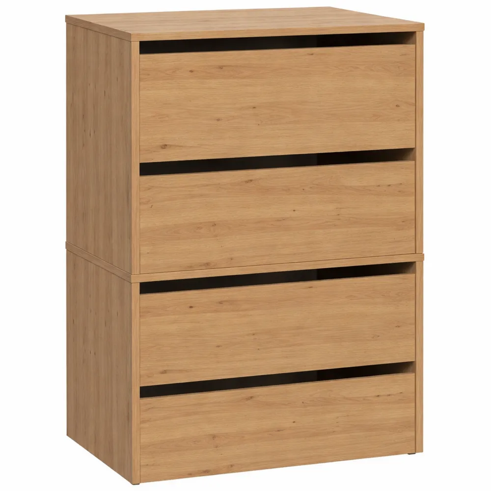 Moderner Schuhschrank in Eiche für Flur oder Büro