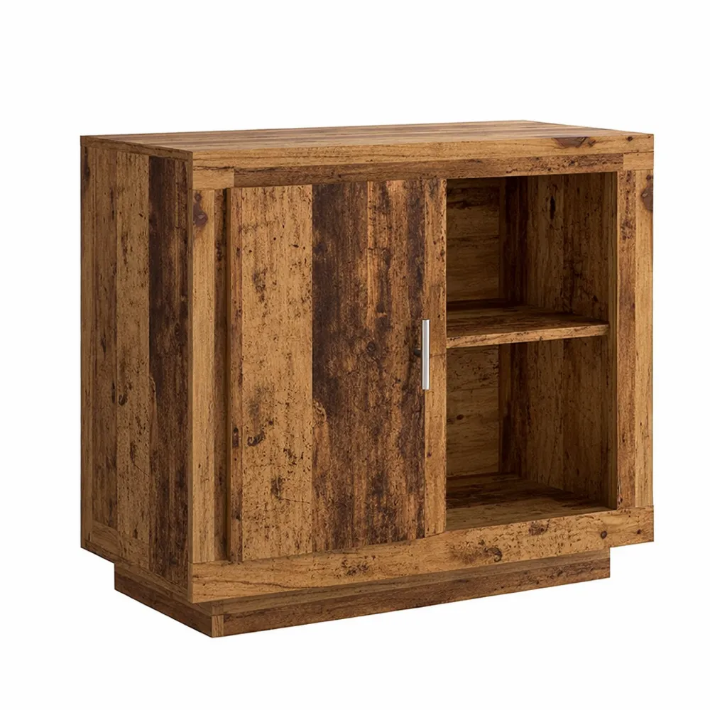 Vintage Sideboard mit Stauraum, 80x40x75 cm, robuste Holzkommode für Wohnzimmer und Flur