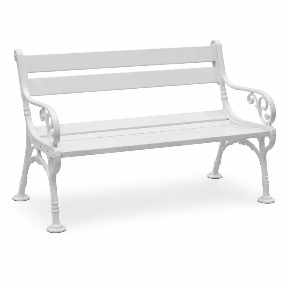 Witterungsbeständige 2-Sitzer Gartenbank für Balkon und Terrasse