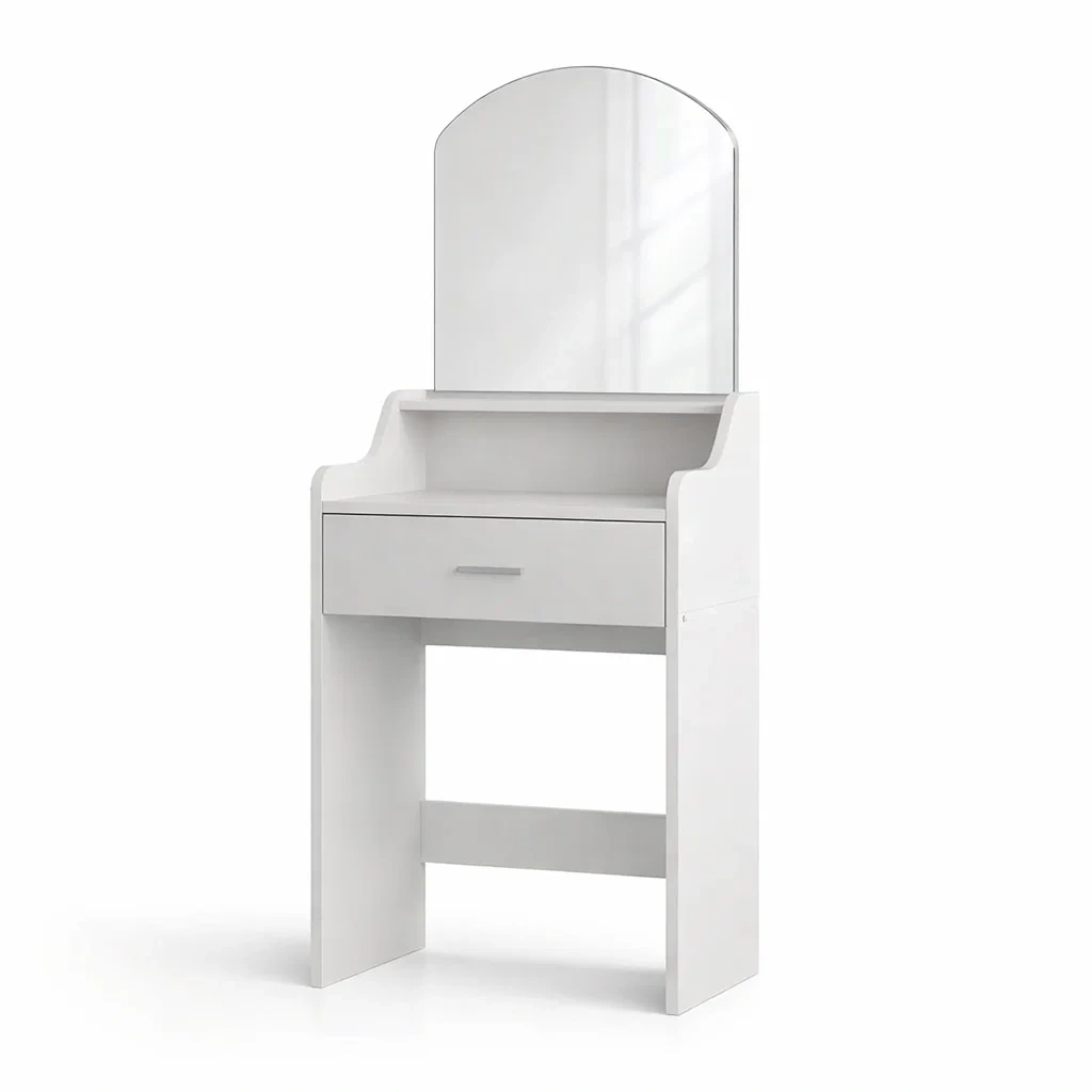 Schminktisch mdf weiß mit spiegel-FURNIINHOUSE