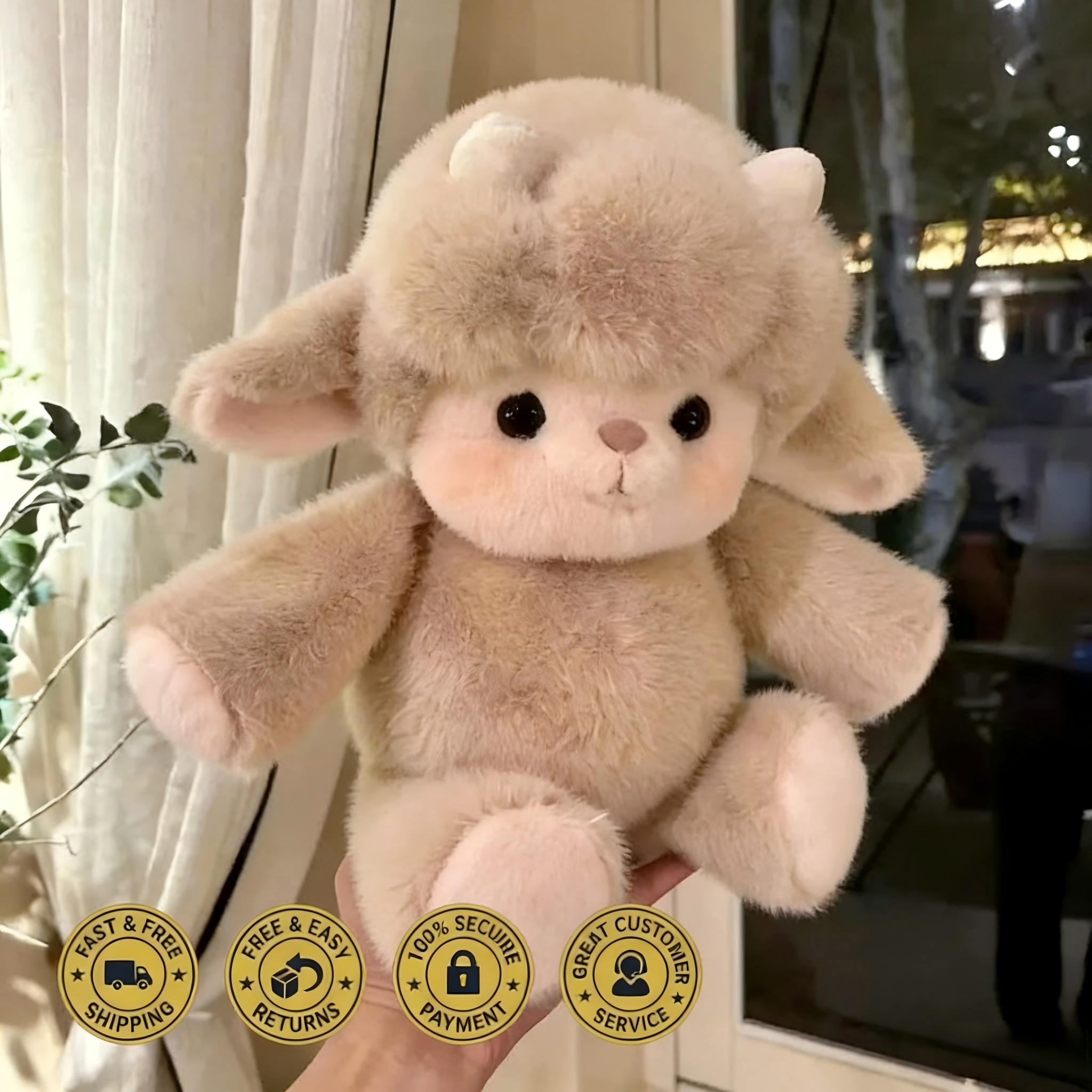 🧸Soft Cute Plush Animal Dolls for Kids and Adults -Running Animal Plushies📝
