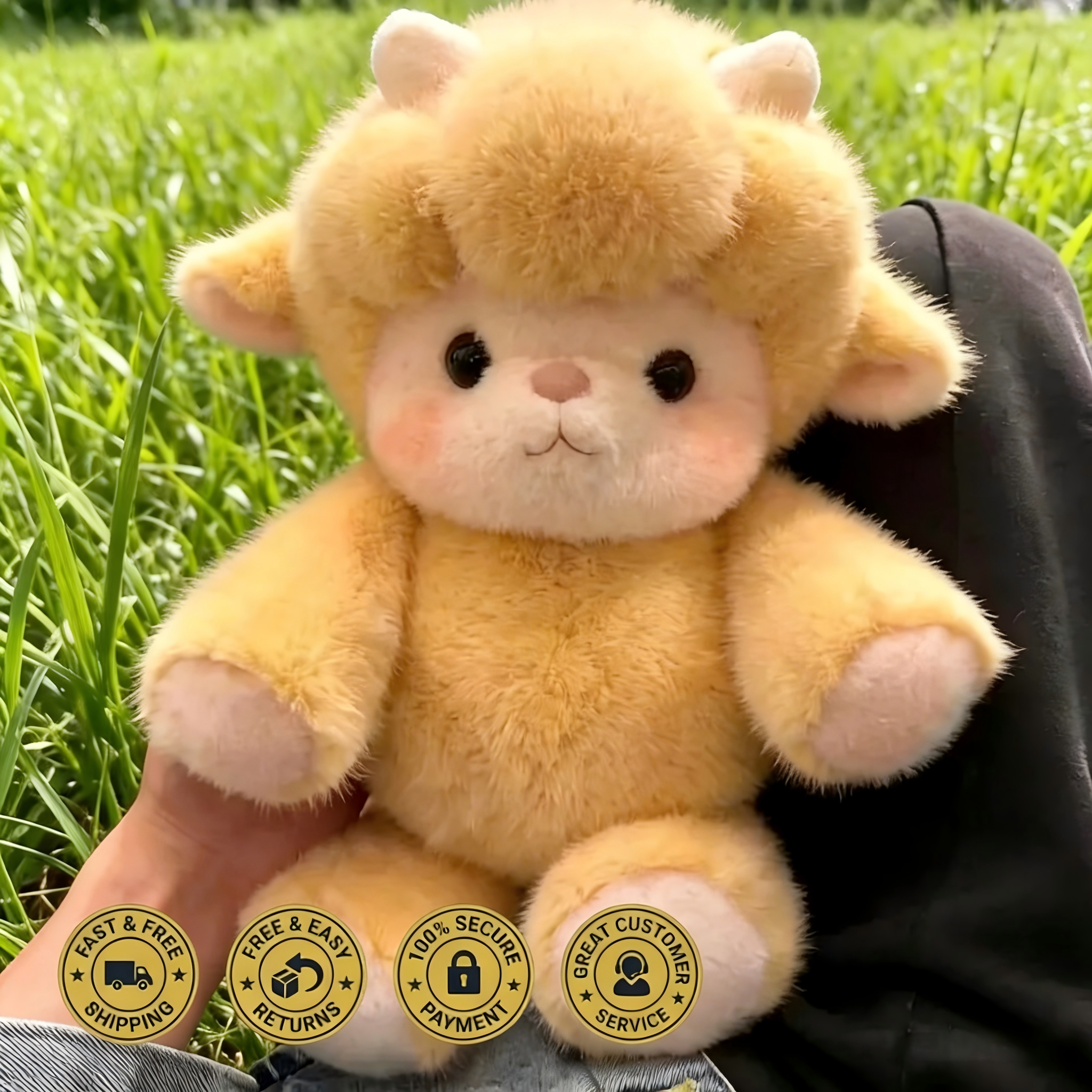  🧸Soft Cute Plush Animal Dolls for Kids and Adults -Running Animal Plushies📝