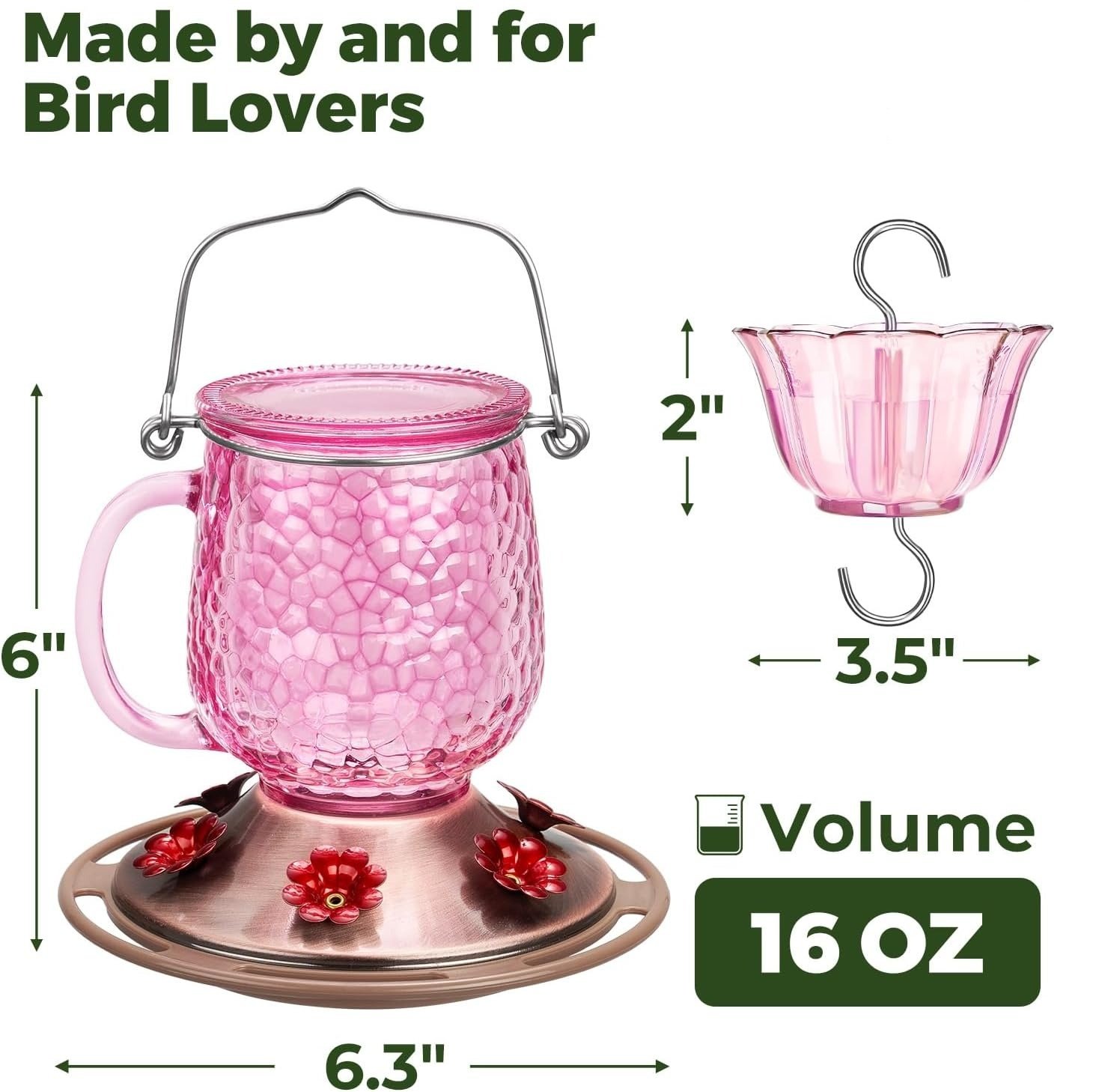 💥2026 Last Day Sale 49% Off💥Hummingbird Feeder - Leak-proof seal💕Buy 2 Free Shipping