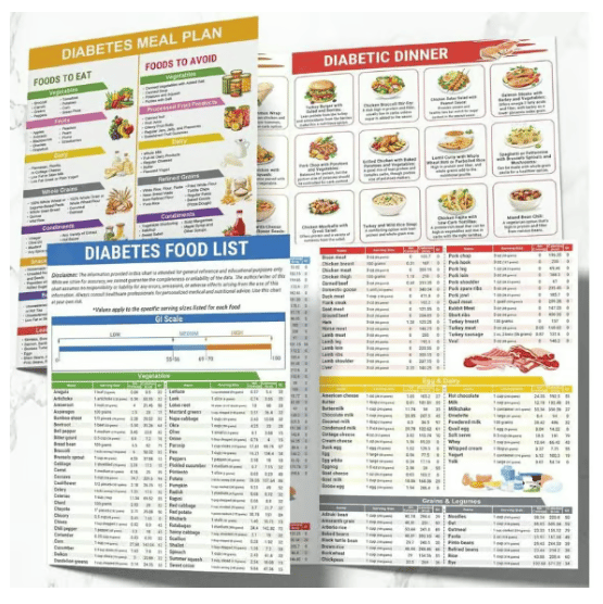 🎁 Ultimate 2026 Low GI Diabetic Food List Printable Charts for Stable Blood Sugar Easy Meal Planning and Weight Management