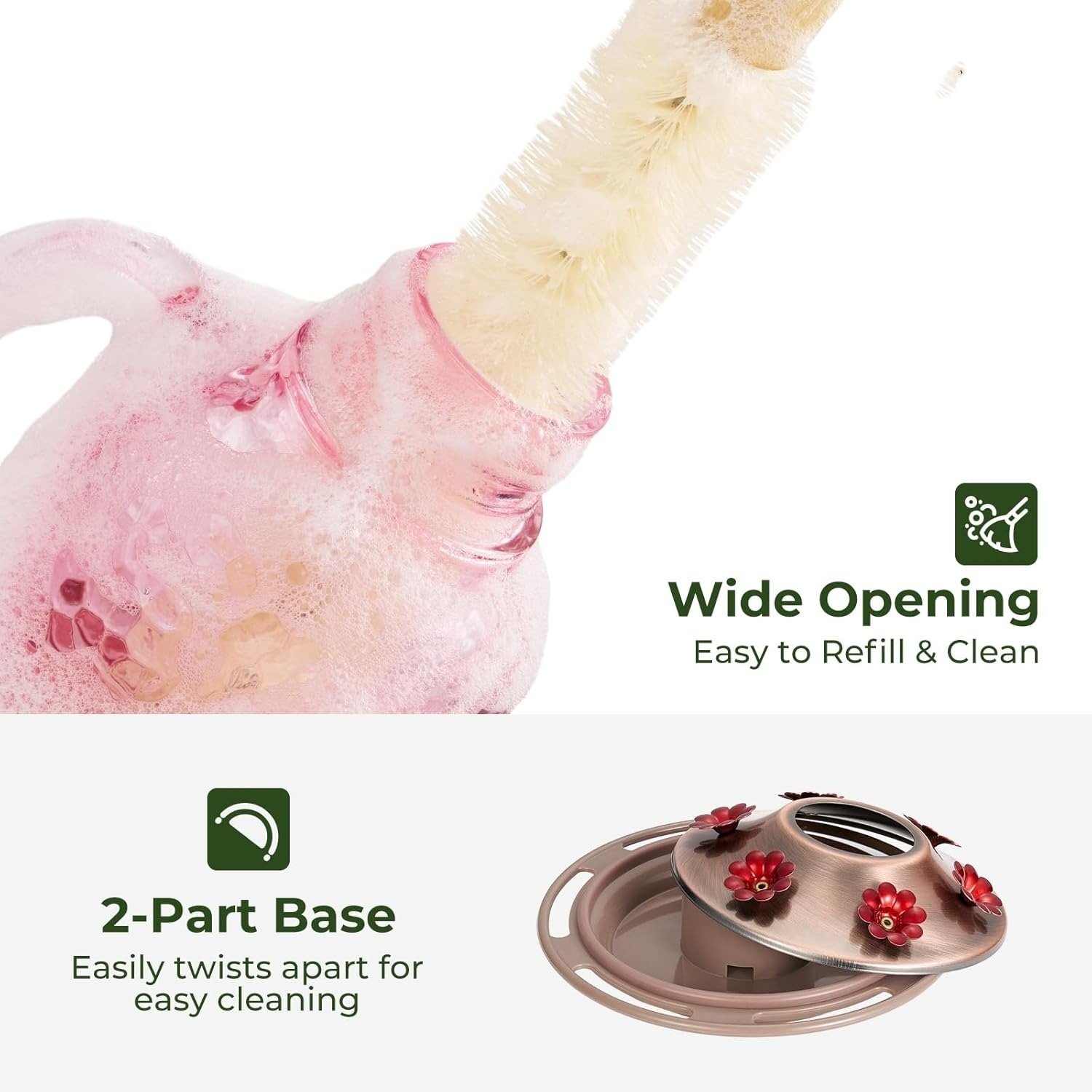 💥2026 Last Day Sale 49% Off💥Hummingbird Feeder - Leak-proof seal💕Buy 2 Free Shipping