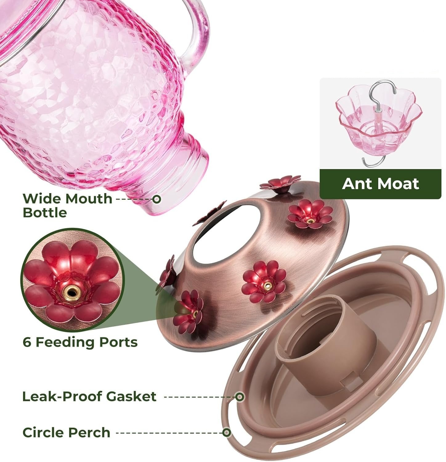 💥2026 Last Day Sale 49% Off💥Hummingbird Feeder - Leak-proof seal💕Buy 2 Free Shipping