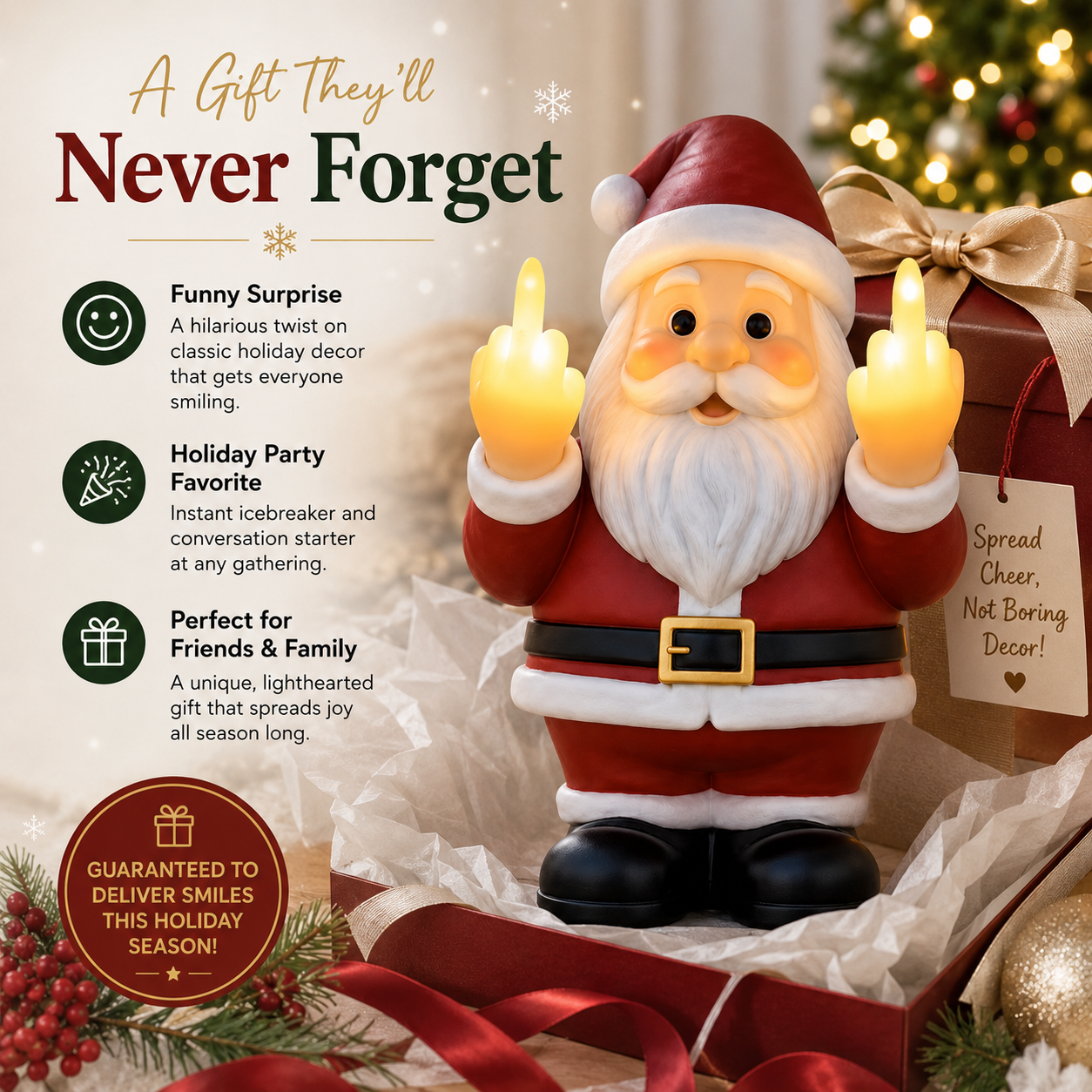 Santa Christmas Wall Decoration Placement Ideas