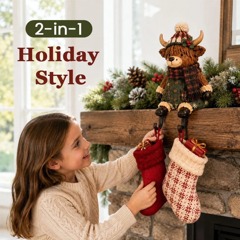 🔥 Last Day 49% OFF - Christmas Stocking Holder Shelf Sitters (📦Buy 3 Get Free Shipping)