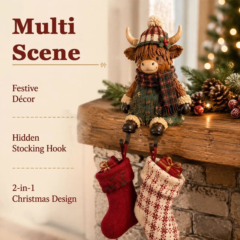 🔥 Last Day 49% OFF - Christmas Stocking Holder Shelf Sitters (📦Buy 3 Get Free Shipping)