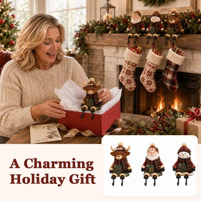 🔥 Last Day 49% OFF - Christmas Stocking Holder Shelf Sitters (📦Buy 3 Get Free Shipping)