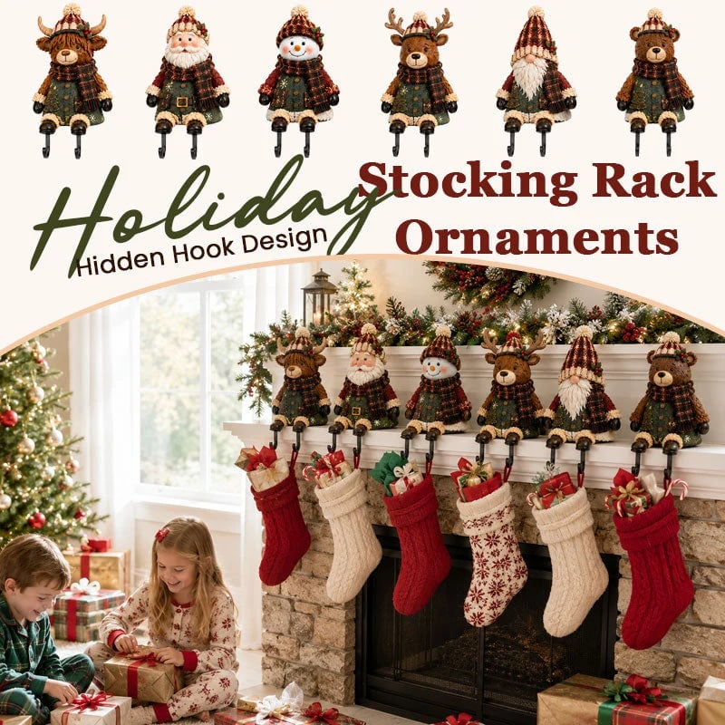 🔥 Last Day 49% OFF - Christmas Stocking Holder Shelf Sitters (📦Buy 3 Get Free Shipping)