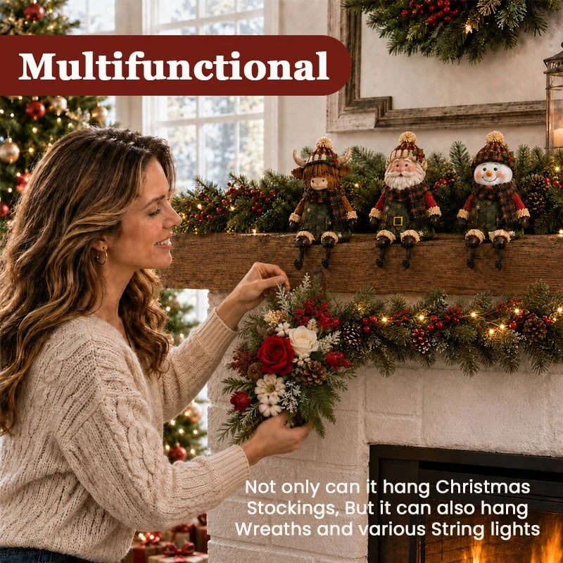 🔥 Last Day 49% OFF - Christmas Stocking Holder Shelf Sitters (📦Buy 3 Get Free Shipping)