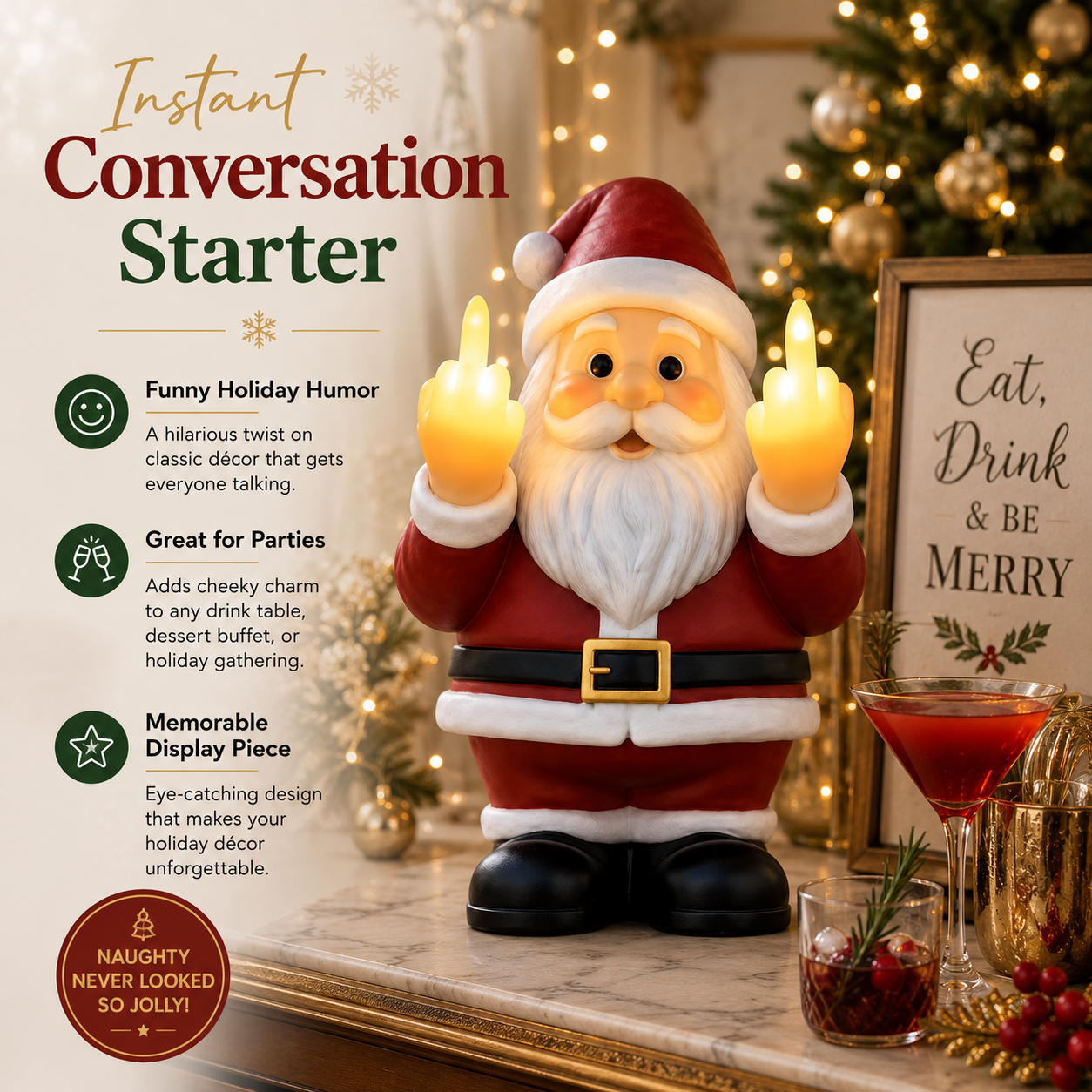 Funny Santa Christmas Gift