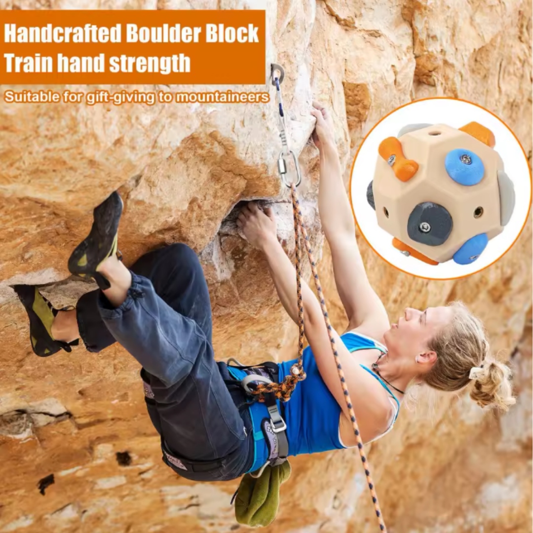 🎉Holiday Sale Handcrafted Climbing Block DIY Route Finger Grip Trainer