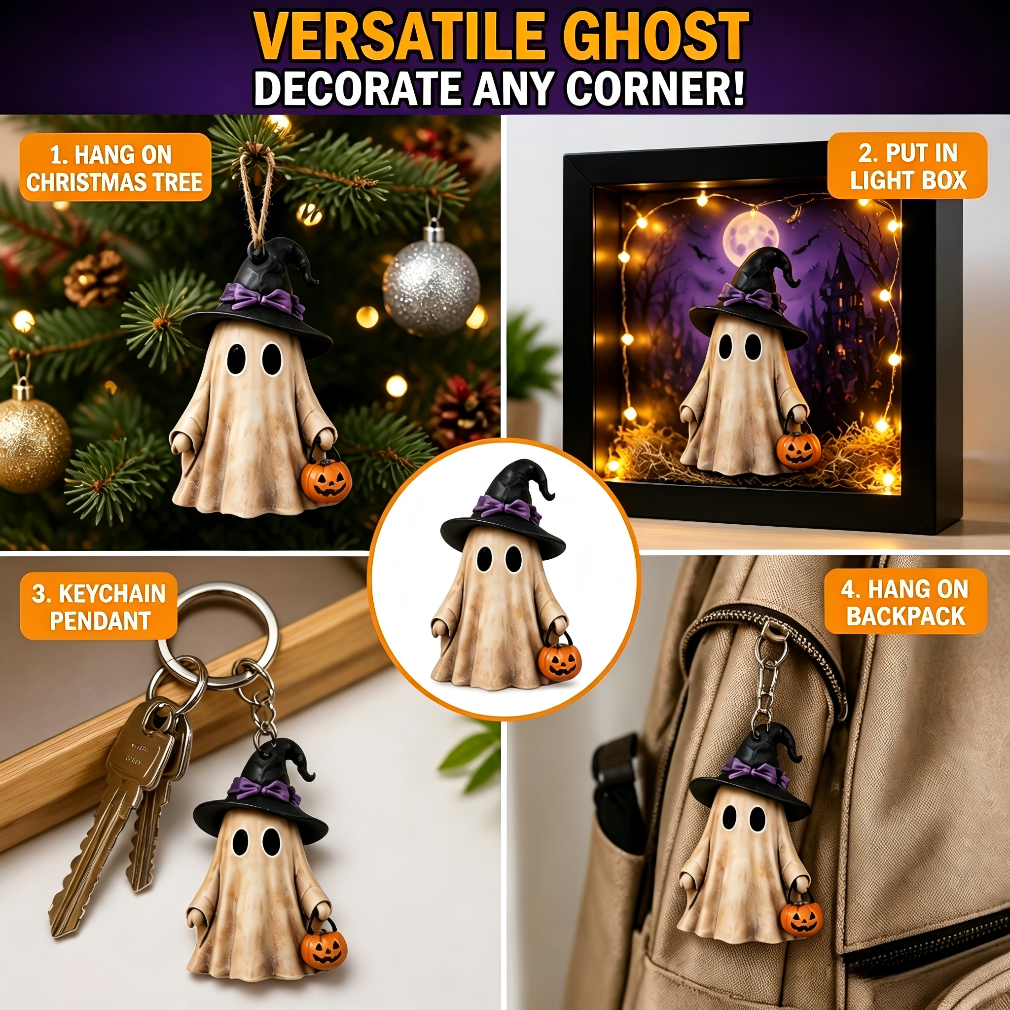 👻 2026 Little Ghost Halloween Advent Calendar Blind Box 💥 24 Days Spooky Countdown Gift Set