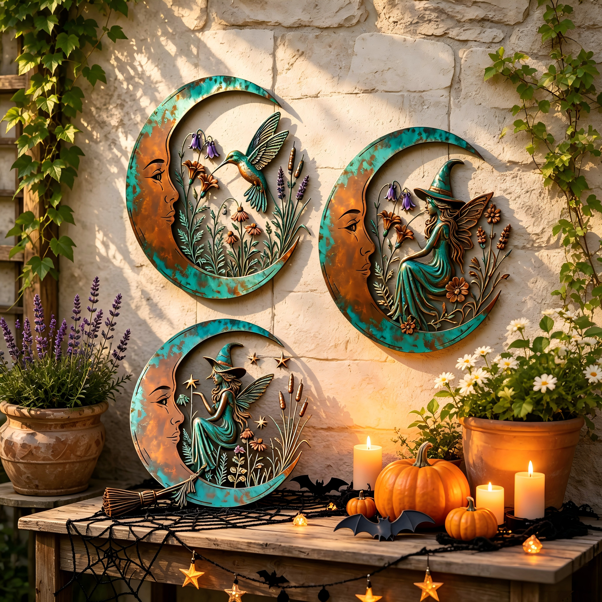 ✨✨Last Day 50% OFF✨🌜️Crescent Moon Witch Wall Decor🧙‍♀️Free shipping for orders over 2 pieces 🚚