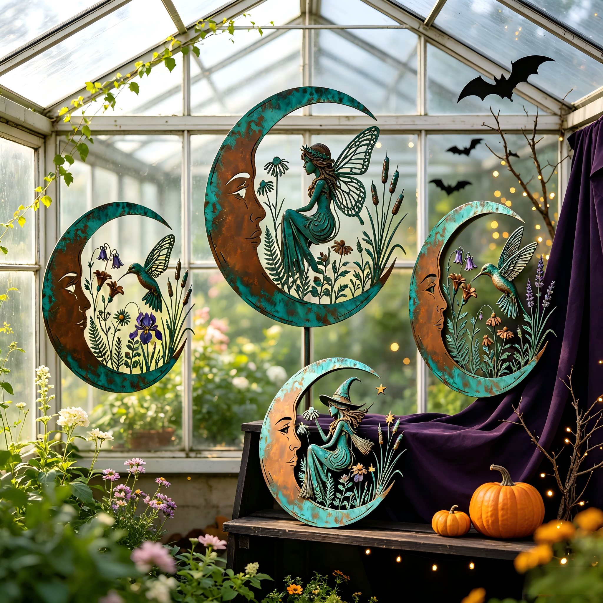 ✨✨Last Day 50% OFF✨🌜️Crescent Moon Witch Wall Decor🧙‍♀️Free shipping for orders over 2 pieces 🚚