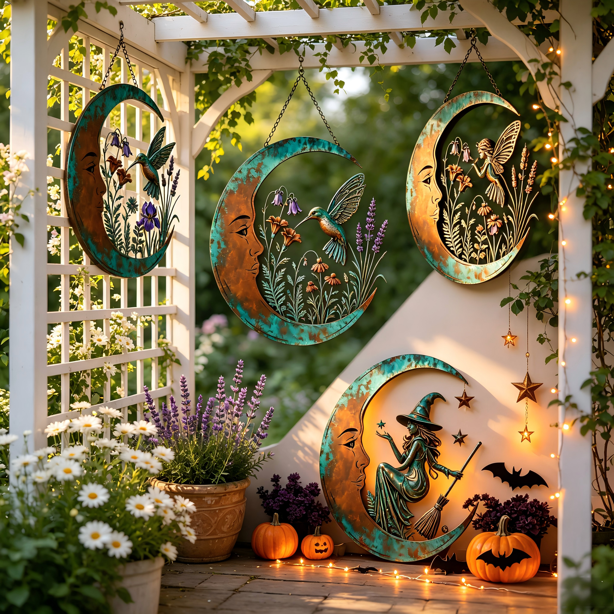 ✨✨Last Day 50% OFF✨🌜️Crescent Moon Witch Wall Decor🧙‍♀️Free shipping for orders over 2 pieces 🚚
