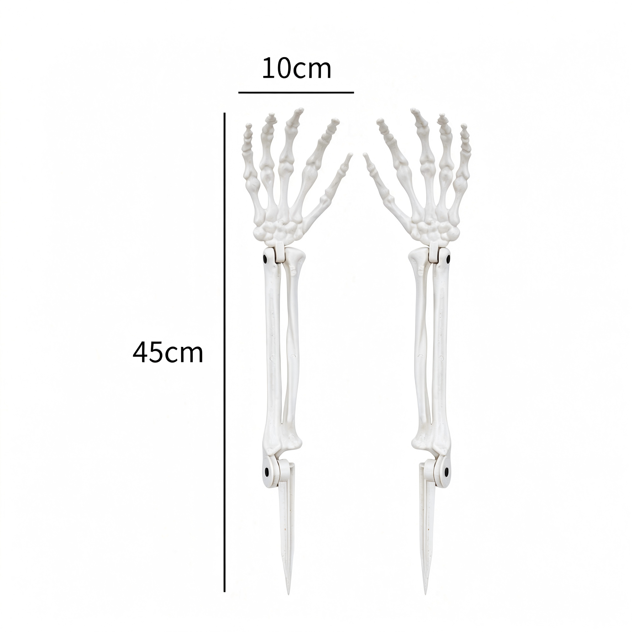 💀 Halloween Skeleton Ground Stake 3-Piece Set
