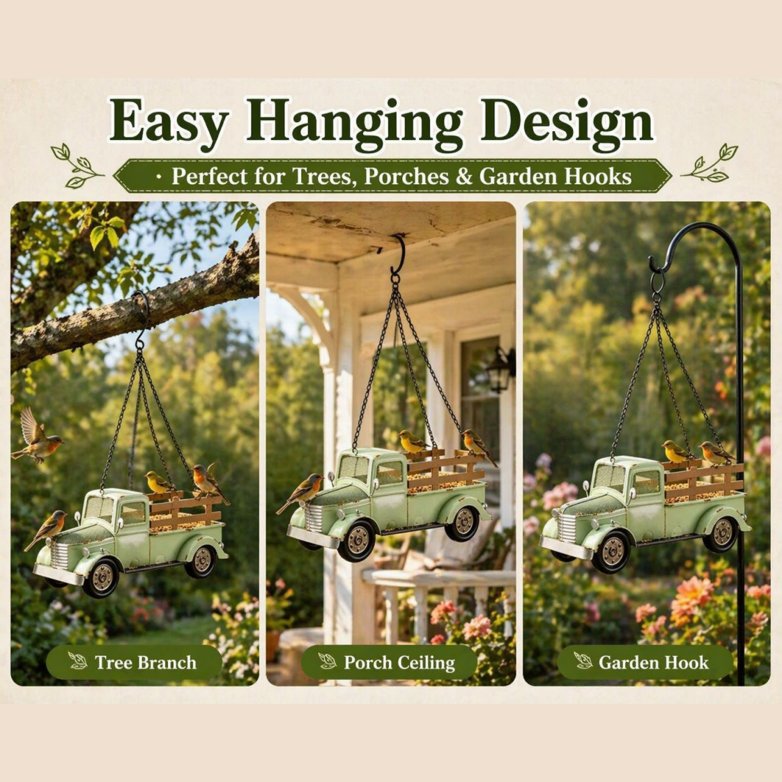 Vintage Truck Bird Feeder