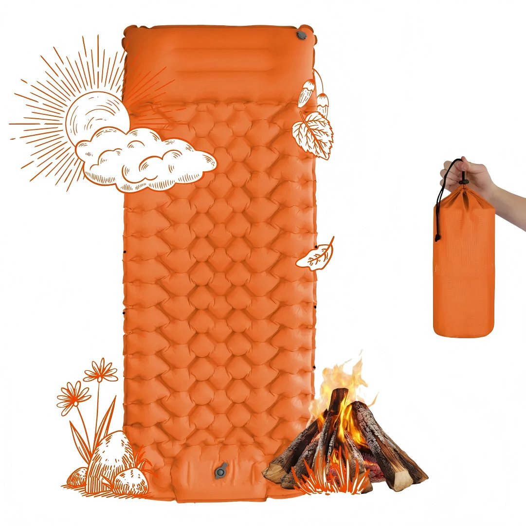 🏝️Ultra Light Inflatable Beach Mat Waterproof Portable Foldable Mat for Camping Beach Lakeside Outdoor Use🏖️