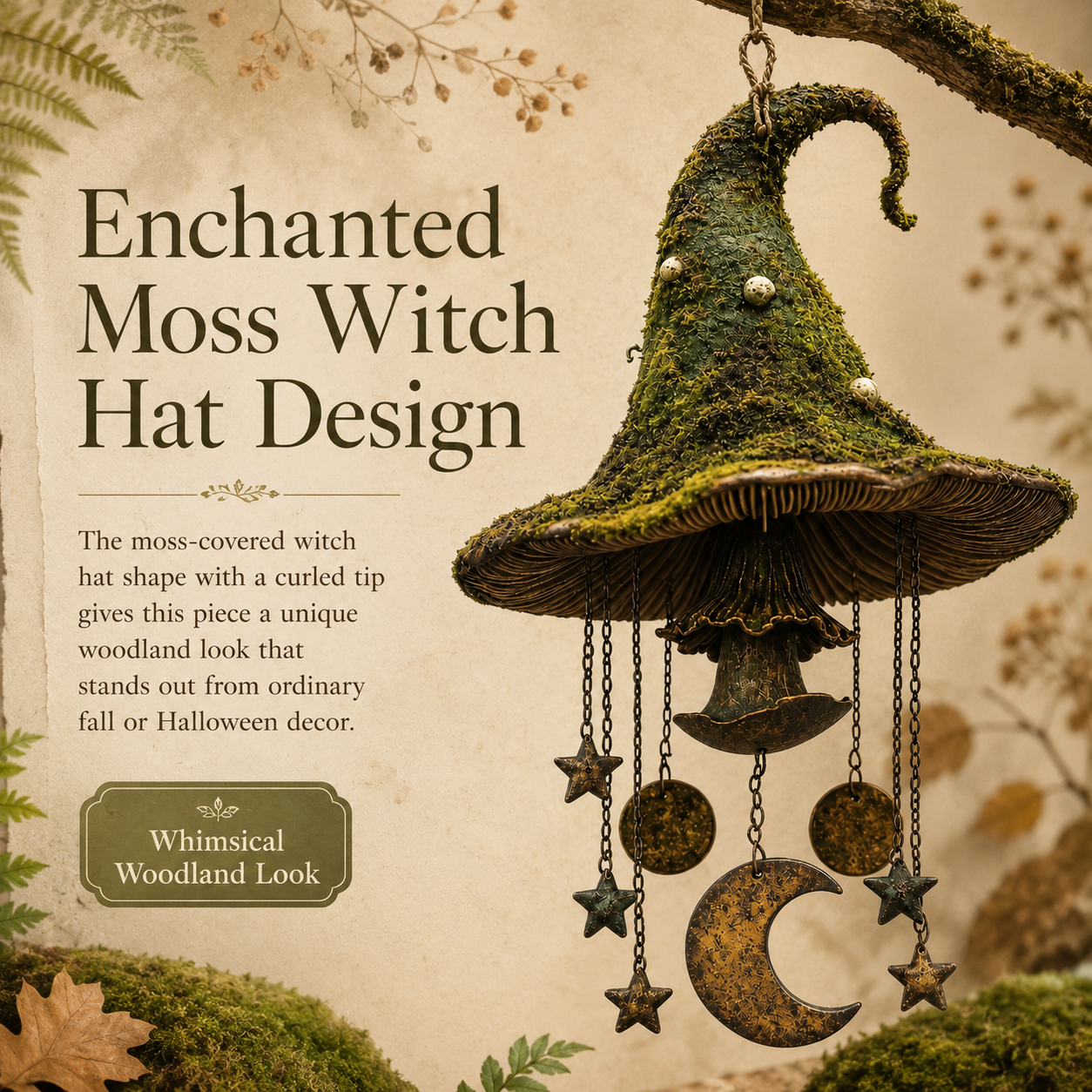 🧙‍♀️Rustic Witch Hat Hanging Decoration  🔥 Hot Selling