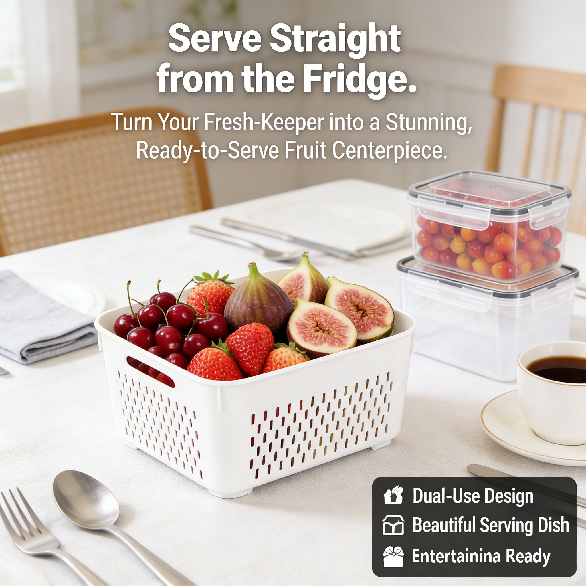 Food Storage Containers for Refrigerator Organization