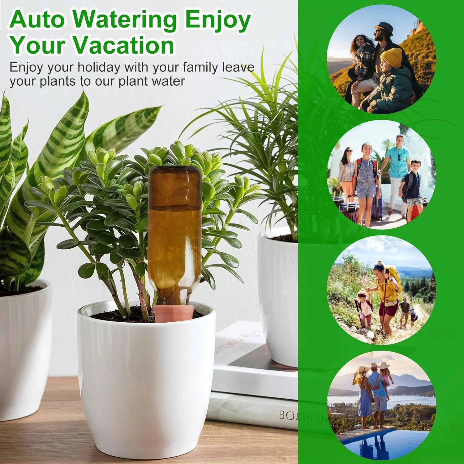 🌱 Terracotta Plant Watering Stakes: Keep Your Plants Happy While You’re Away!