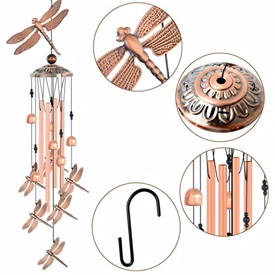 Sea Turtle Wind Chime 🐢  Soothing Bronze Coastal Garden Decor