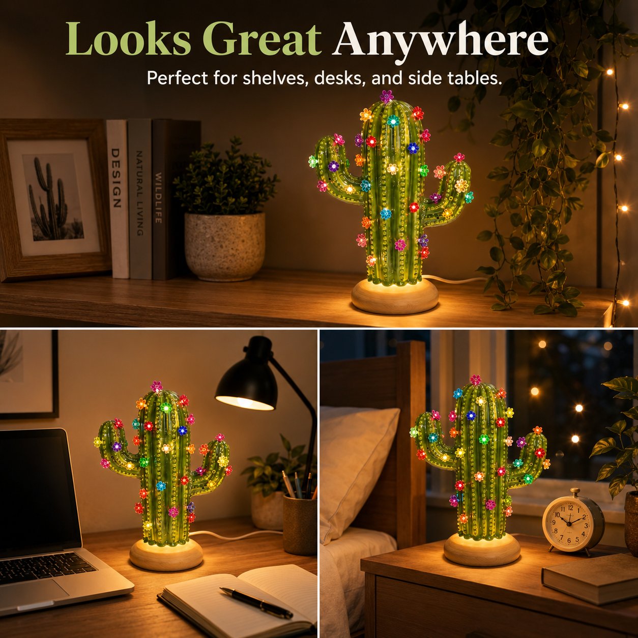 🌵 DIY Cactus Lamp - ✨Endless Cozy Glow