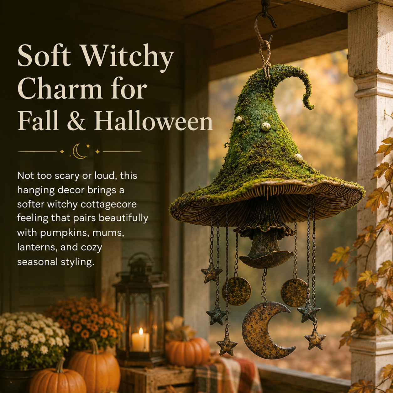 🧙‍♀️Rustic Witch Hat Hanging Decoration  🔥 Hot Selling