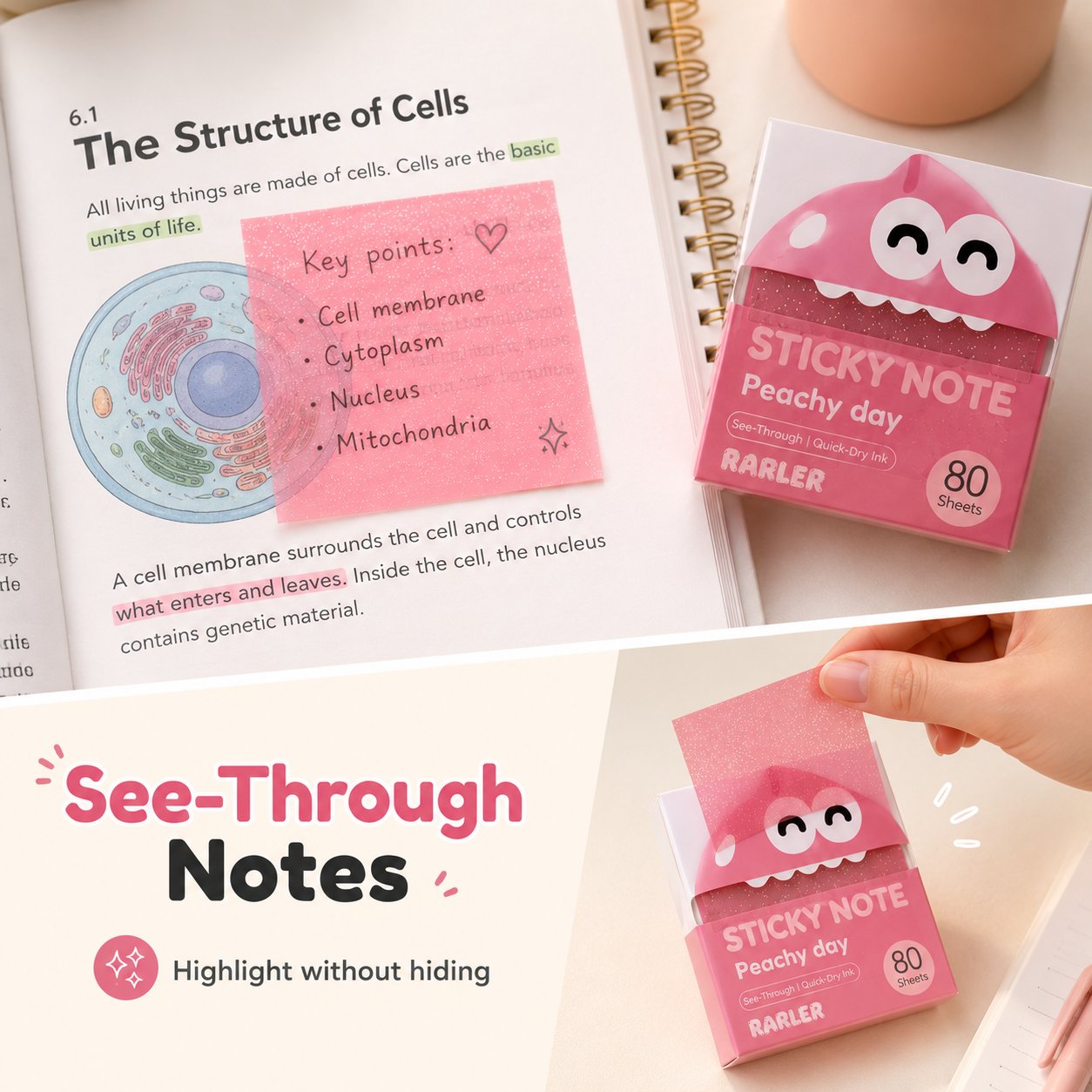 🔥Last Day 50% OFF - 👾Cute Monster Memo Notes