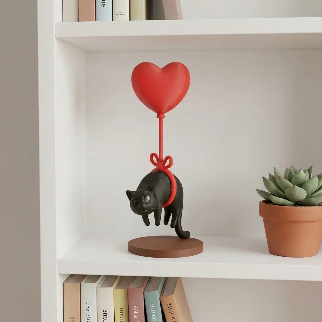 🔥Purrfectly Floating Love – Cute Cat Hanging Ornament