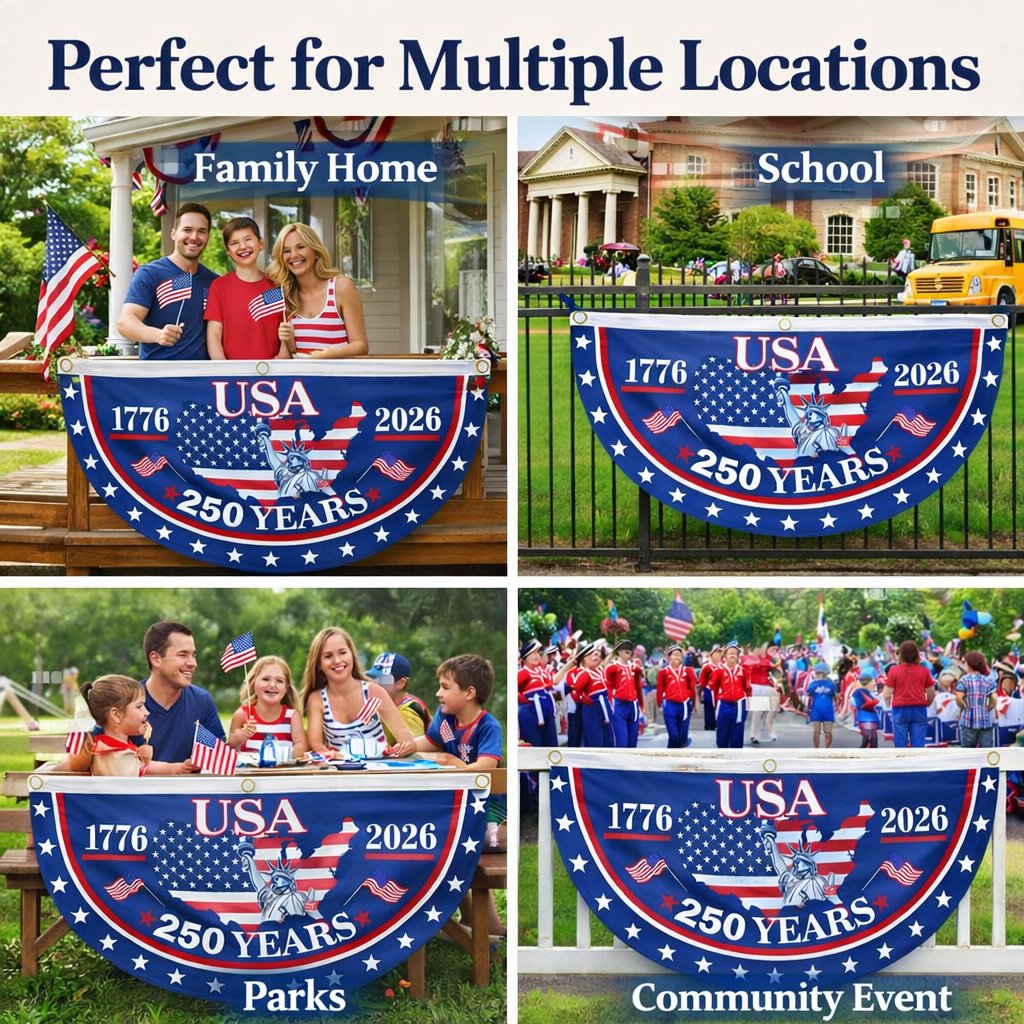 250th Anniversary Banner – Fade-Resistant
