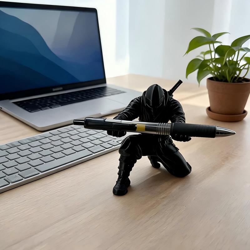 🔥 Special Offer Samurai Ninja Pen Holder Premium Desktop Organizer